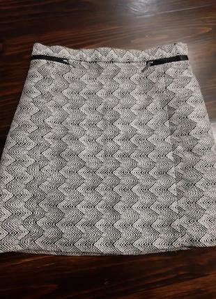 Твидовая юбка, теплая юбка