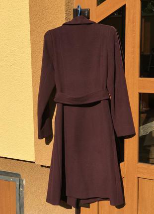 Стильное женское шерстяное пальто миди season размер м.5 фото
