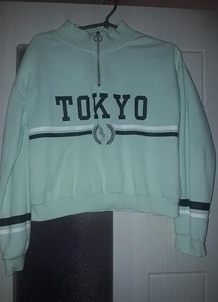 Свитшот с начесом на девочку h&m,р.158-164