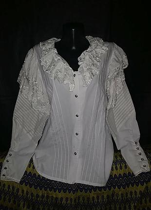 Шикарная блузка в винтажном викторианском эдвардианском стиле