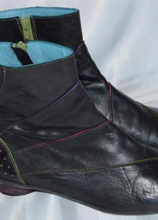 Ботильони черевички шкіряні franco bonddi розмір 40, черевики розмір 40