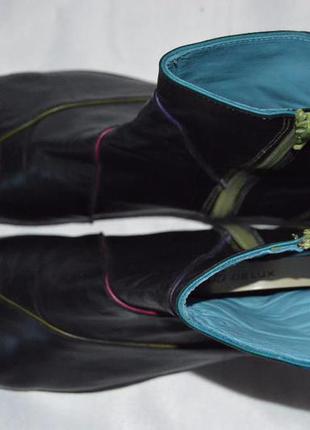 Ботильони черевички шкіряні franco bonddi розмір 40, черевики розмір 403 фото