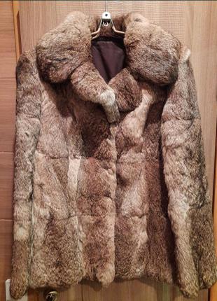 Шуба женская полушубок куртка кролик пальто5 фото