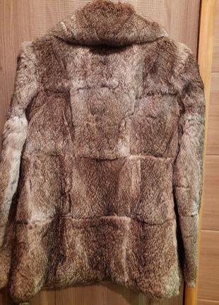 Шуба женская полушубок куртка кролик пальто2 фото