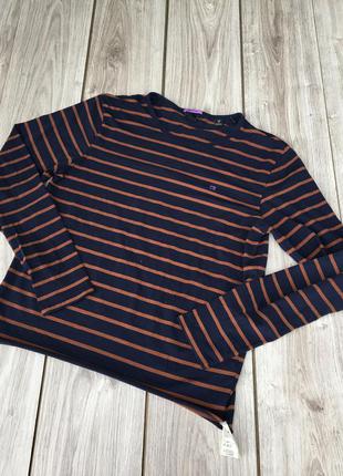 Стильная актуальная кофта scotch & soda реглан джемпер свитер свитшот ходи лонгслив полосатая в полоску