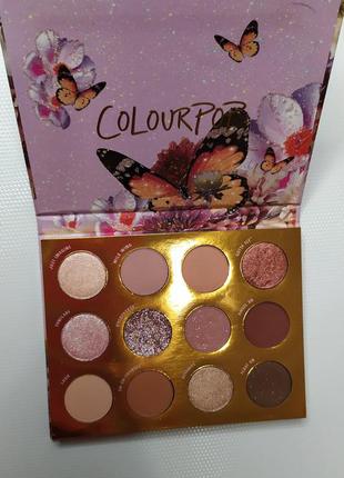 Палетка теней colourpop - flutter by