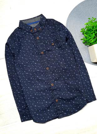 Красивая рубашка мальчику primark, 6-7 лет