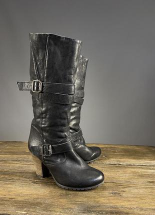 Сапожки кожаные shuh, spain, качество