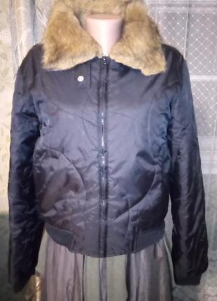 Куртка зимняя подростковая бомбер1 фото
