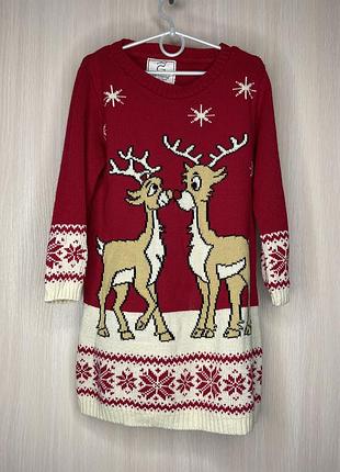 Вязаное платье