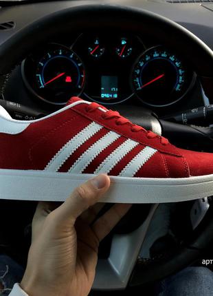 Кеди gazelle red 40-45 см кеді червоні3 фото