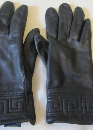 Кожаные зимние перчатки 6,5р-р2 фото