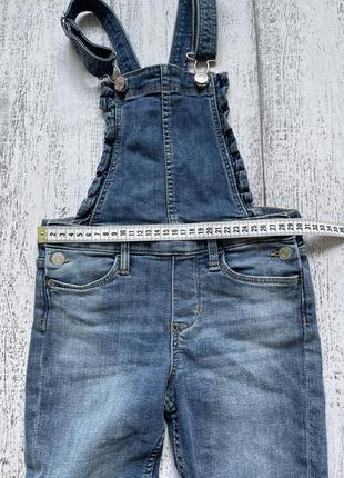 Крутой джинсовый комбинезон джинсы штаны брюки h&m 6-7лет3 фото