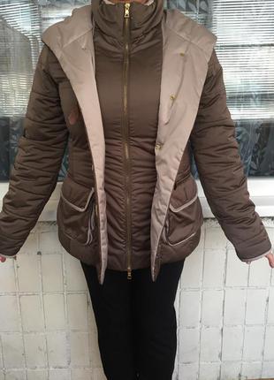 Женская куртка luisa spagnoli оригинал осенняя - зимняя