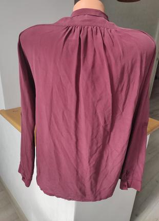 💯 натуральний шовк шелк 🔥❤️ блуза. пог 49-503 фото