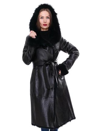 Дубленка шуба натуральная tayfun exclusive design s 100% sheepskin1 фото