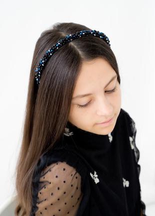 Обруч для волос ksenija vitali blue light star ob-00019