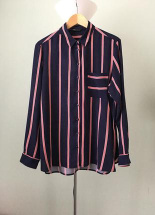 Стильна сорочка в смужку