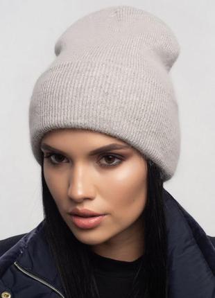 Тепла шапка біні leks jolie