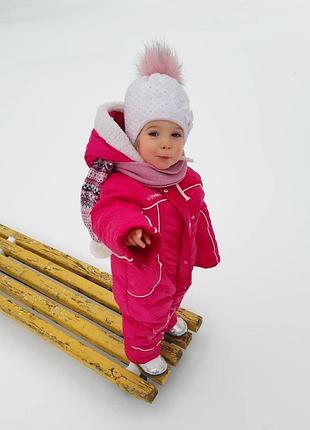 Продам зимній костюм, комбінезон, комплект, дутики на 3,4 року