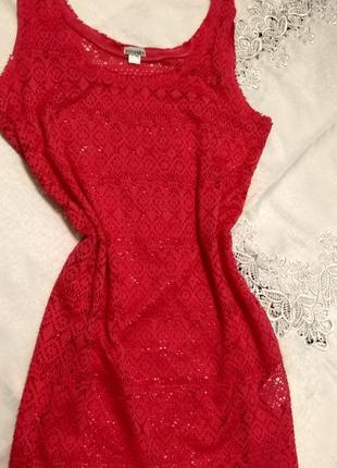 Яркое пляжное платье туника сетка esmara германия р.м/10 новое3 фото