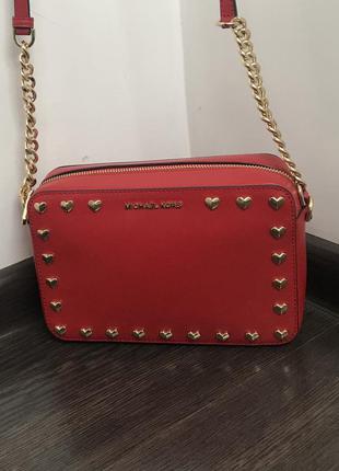 Кожаная сумка michael kors ginny оригинал8 фото