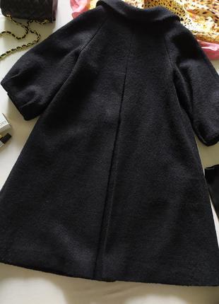 Шерстяное пальто букле max mara, рукав тюльпан винтажный стиль бейби долл4 фото
