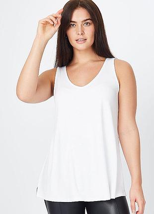 Базовая белая майка свободного кроя george