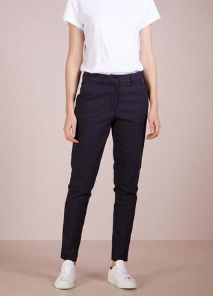 Bruuns bazaar дизайнерские зауженные брюки из тонкой шерсти, размер 38