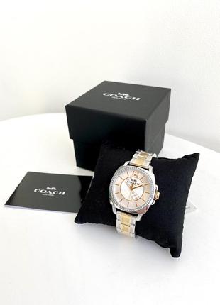 Coach coach boyfriend women's watch жіночі наручні годинники оригінал коуч жіночий наручний годинник оригінал подарунок дівчині дружині
