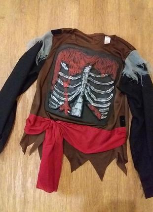 Кофта зомбі на хелловін 9 - 10 років