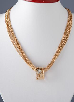 Кольє - ланцюжка з кулоном "кільце"