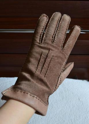 Кожаные перчатки2 фото