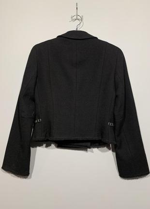 Шерстяной пиджак marc cain размер s/m4 фото