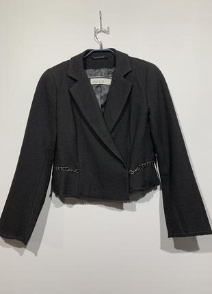 Шерстяной пиджак marc cain размер s/m3 фото