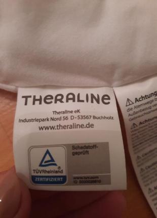 Подушка підголівник для годування і сну зі спеціальним наповнювачем theraline2 фото