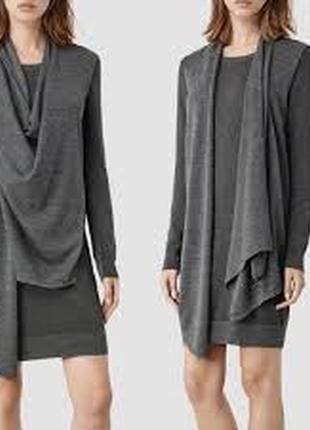 Allsaints стильне креативне плаття - туніка культового бренду2 фото