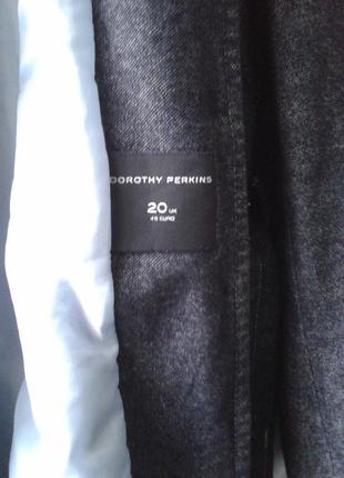 Легкое шерстяное демисезонное пальто ,плащ dorothy perkins батал4 фото