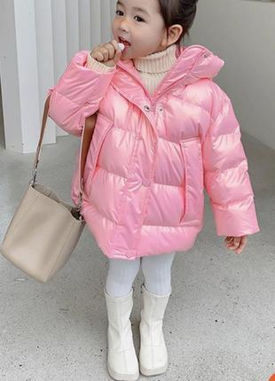 Рожева курточка тепла дута