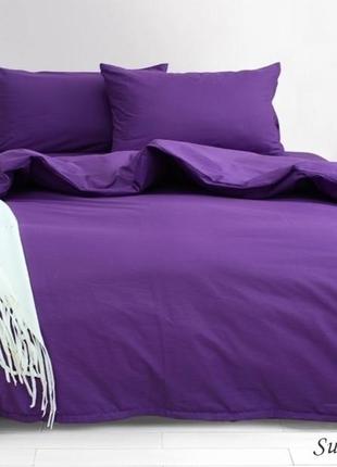 Комплект постельного белья 1,5-сп. sunset purple1 фото