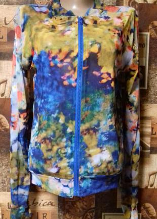 Бомбер iconic,p.s,квітковий принт