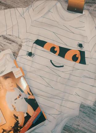 Боді на 0-2, 2-6міс з довгим рукавом німеччина хеллоуїн гарбуз