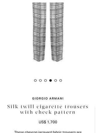 Подиумные брюки ❤️giorgio armani❤️ 100% шелк, оригинал5 фото