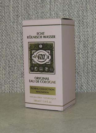 Maurer & wirtz 4711 original eau de cologne magnolia 100 мл для женщин оригинал3 фото