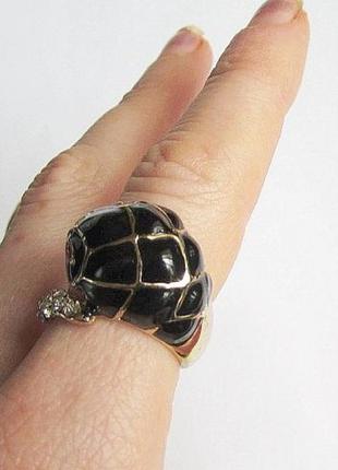 🏵️красиве кільце змія в стразах, 17 р, нове! арт. 2010