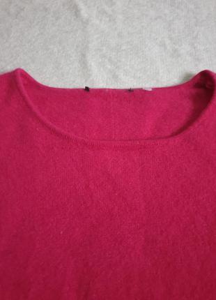 Кашемировый свитерок малинового цвета2 фото