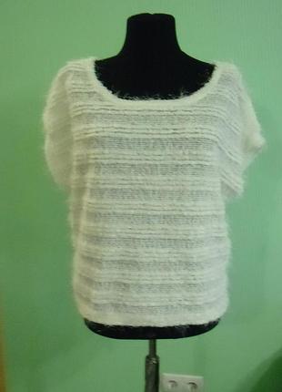 Джемпер н&м з ефектом травички, р. s 2