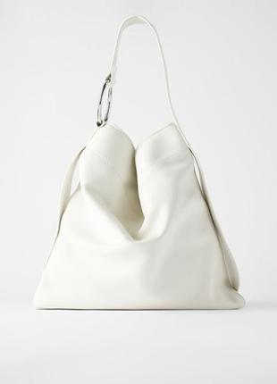 Кожа сумка zara тоут