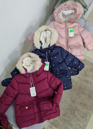 Куртки  зимові для дівчаток1 фото