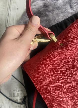 Кожаная сумка guess luxe bella 7
